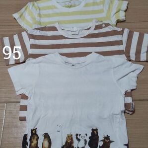無印良品 バースデイ 西松屋 Tシャツ 100 95 セット 半袖シャツ ボーダー