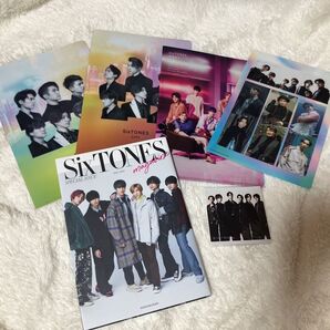 SixTONES CITY クリアファイル SixTONES magazine フォトカード 5点セット