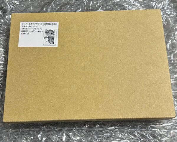 デジタル版 週刊少年ジャンプ 定期購読者限定 応募者全員サービス 原稿風アクリルアート トガちゃん・お茶子ちゃん