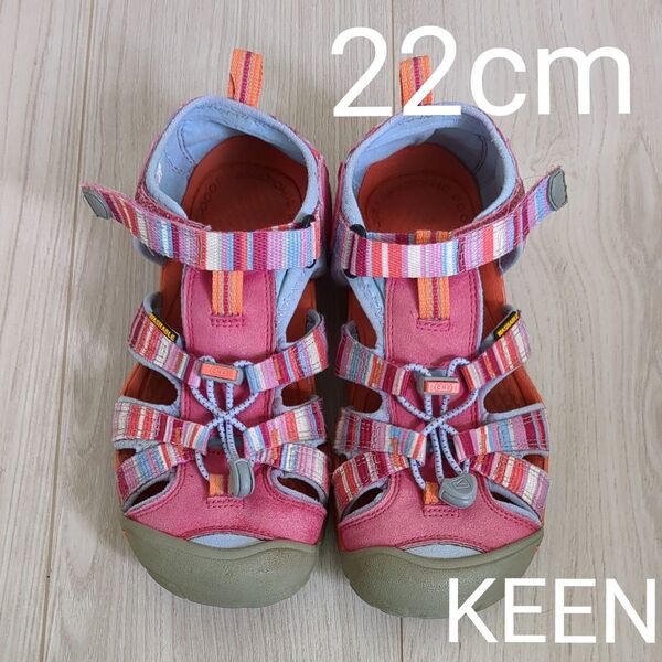 KEEN 22cm サンダル アウトドア 水陸両用 水遊び キーン
