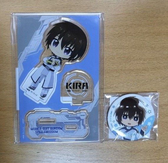 ガンダム SEED FREEDOM もちっこ キラ アクリルスタンド sketchu! 缶バッジ