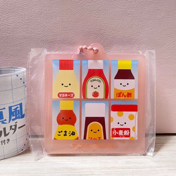 にっこりーノ 証明写真風アクリルキーホルダー ガチャ 証明写真 調味料 ガチャガチャ アクリルキーホルダー