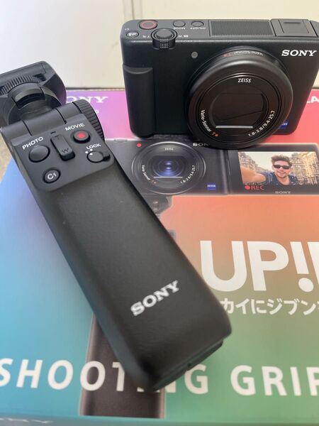 SONY ZV-1Gセット+予備バッテリー(計3個)+SONY保護ガラスシート