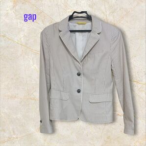 お得【GAP 】ストライプジャケット レディース XXS