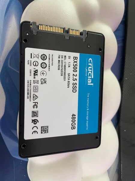 Crucial BX500 480GB SSD CT480BX500SSD1