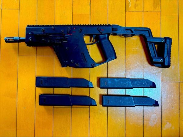 KRYTAC KRISS VECTOR 電動ガン マガジン3本 内部カスタム(perun組込、LONEX A2)