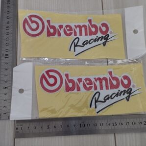 bremboステッカー 2枚セット カーステッカー バイクステッカー 防水 ブレンボステッカー