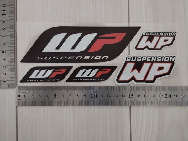 WPサスペンションステッカー 1シート分 バイクステッカー 防水 レーシングステッカー motoGP