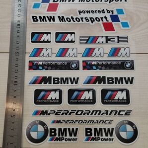 BMWステッカー 1シート分 防水 バイクステッカー カーステッカー レーシングステッカー ヘルメット