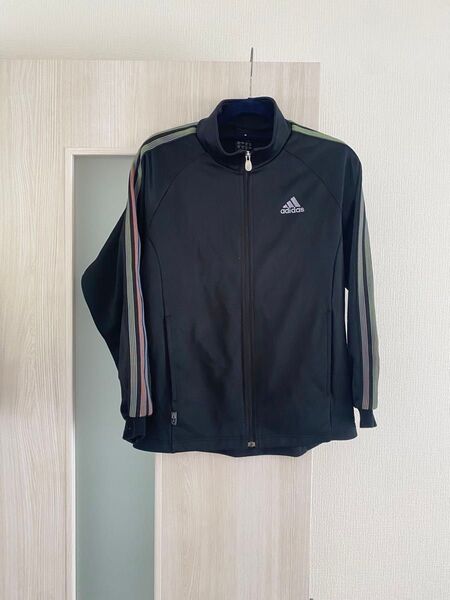 adidas ジャージ 黒 OTサイズ