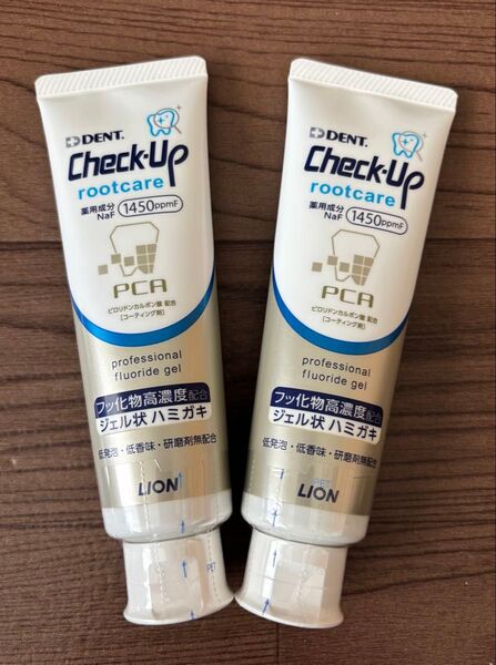 ライオン 歯磨き粉 ジェル マイルドミント チェックアップ ルートケア 90g 2本セット