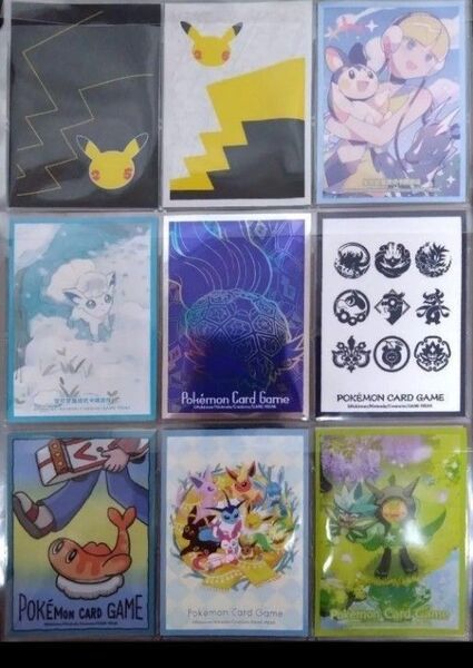 ポケモンカード デッキシールド キャラクタースリーブ 9種類 バラ売り146