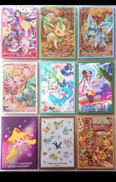 ポケモンカード デッキシールド キャラクタースリーブ 9種類