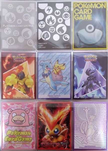 ポケモンカード デッキシールド キャラクタースリーブ 9種類 バラ売り144
