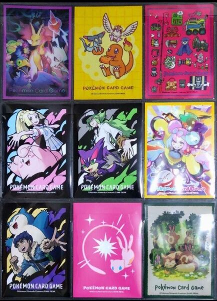 ポケモンカード デッキシールド キャラクタースリーブ 9種類 バラ売り149