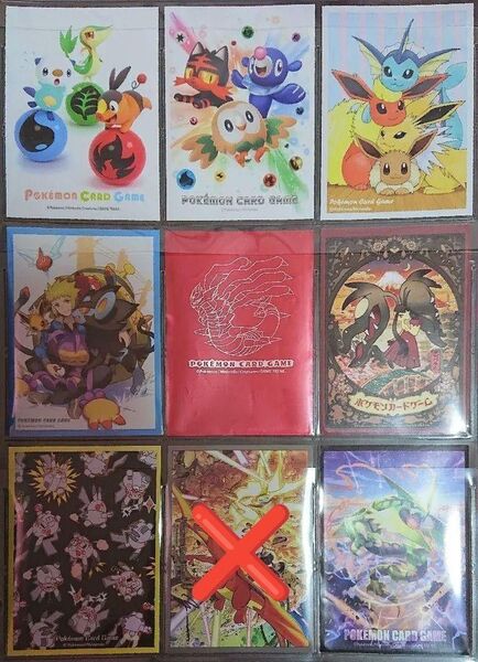 ポケモンカード デッキシールド キャラクタースリーブ 9種類 バラ売り109