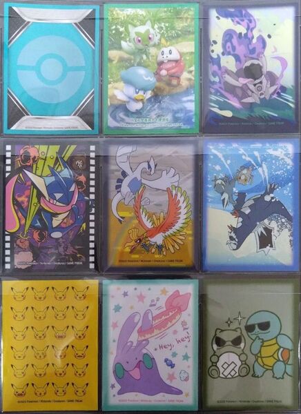 ポケモンカード デッキシールド キャラクタースリーブ 9種類 バラ売り152