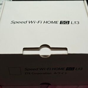 ZTE Speed Wi-Fi HOME 5G L13 中古 やや美品 汚れ少