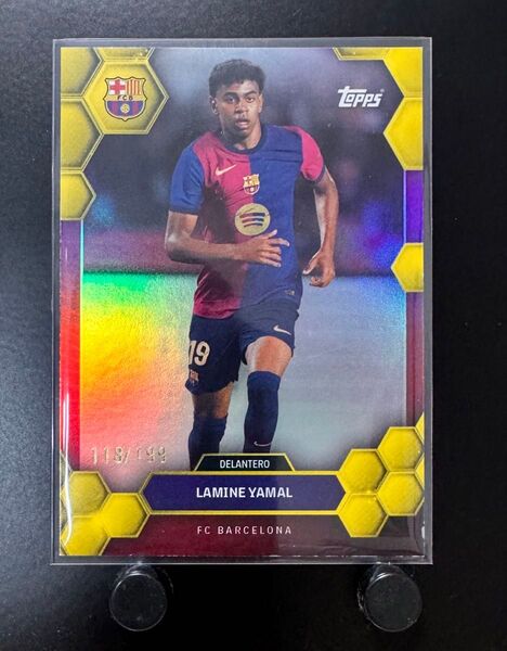 【199シリ】ラミン・ヤマル Topps サッカーカード