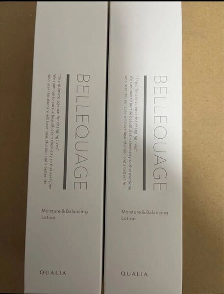 BELLEQUAGE モイスト&バランシングローション 120ml 2個 クオリア ベルクアージュ
