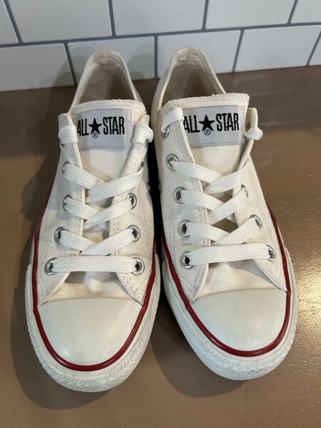 コンバース オールスター ホワイト 23cm ローカット レディーススニーカー CONVERSE ALL STAR