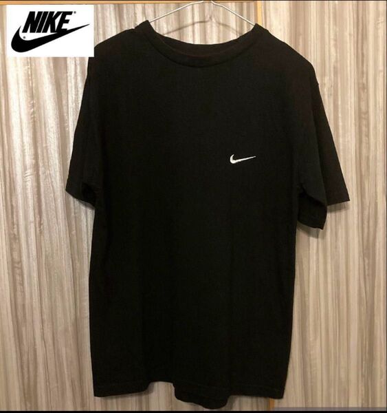 NIKE 90s 00s!!NIKE スウッシュロゴ!!Tシャツ ナイキ Tシャツ Lサイズ