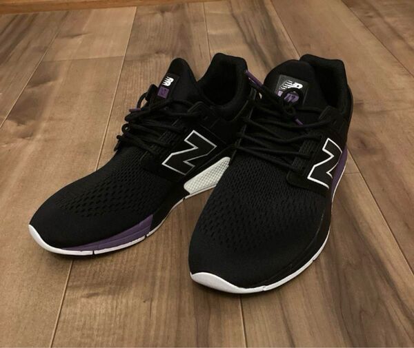 New Balance 247 黒/紫 スニーカー 27.0 未使用品!! ニューバランス