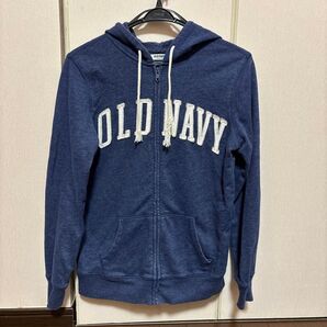 OLDNAVY oldnavy オールドネイビー おーるどねいびー パーカー パーカ トップス ネイビー 紺色 青 青色 白色 白