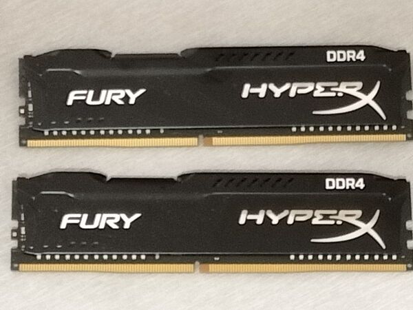 Kingston HyperX FURY DDR4-3466 8GB x2枚セット