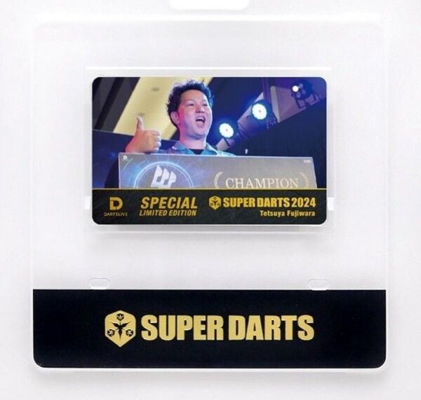 藤原徹也 テーマ入り ダーツライブカード