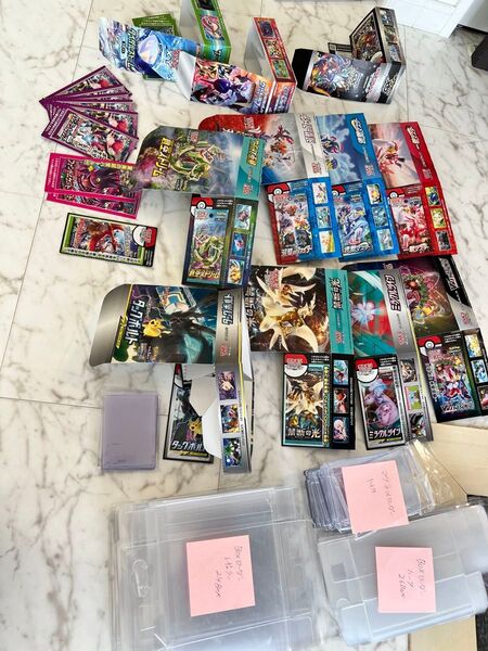 ポケカ 空箱 ローダー 引退品セット