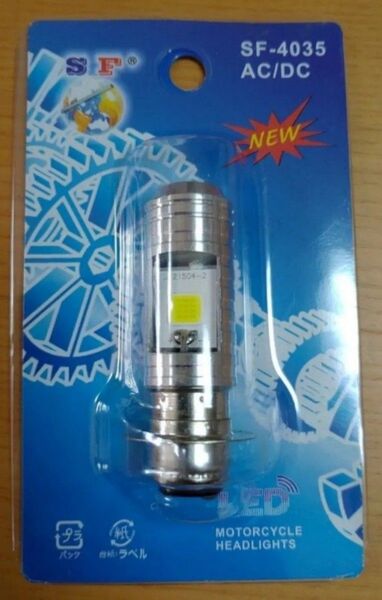 バイク用 LED ヘッドライト PH7 Hi Lo 2面 ホワイト発光 7000K 12V LEDバルブ H-84