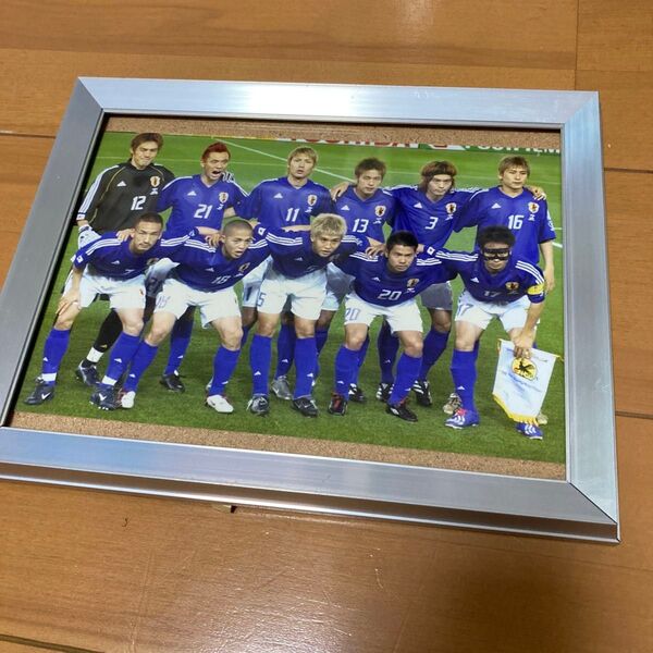 サッカー日本代表写真 額縁入り FIFAワールドカップ(フランス)