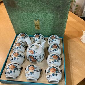 九谷焼 湯呑み10個と急須セット