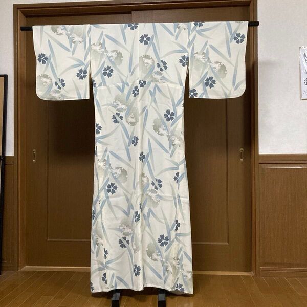 15.着物 うさぎの柄 単衣
