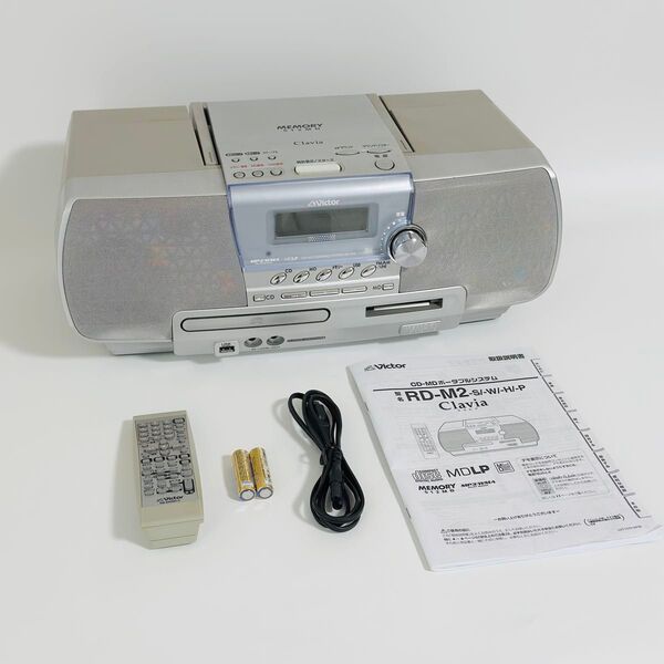 JVC RD-M2-S memory Clavia CD-MD ラジカセ