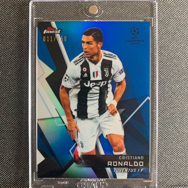 クリスティアーノ・ロナウド topps finest 2019 150シリブルーパラレル