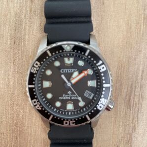 CITIZEN E168-0029J01 エコドライブ プロマスター ダイバーズウォッチ 200m ブラック
