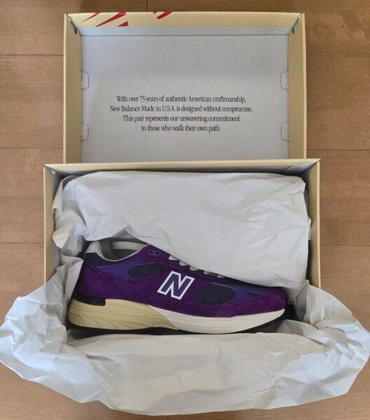 【新品未使用】New Balance 993PG パープル 27.5