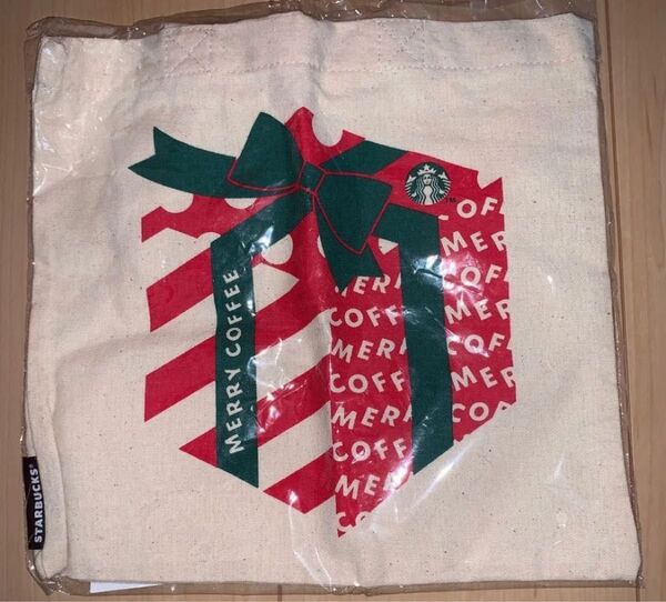 スタバ スターバックス クリスマス限定 ミニトートバッグ 非売品 ノベルティ