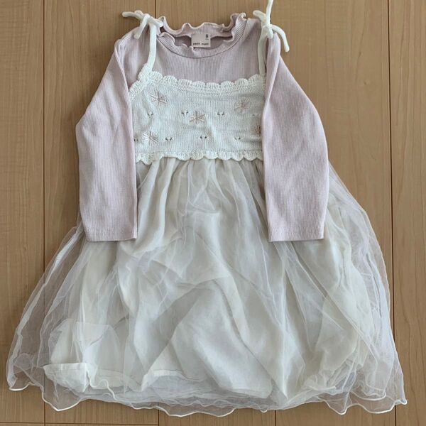 ワンピース オシャレ着 ピンク 女の子 フリル お出掛け用の服 キッズ服 サイズ100 お誕生日服 お出掛け用 結婚式 キッズ