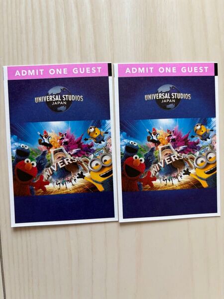 USJ チケット 2枚