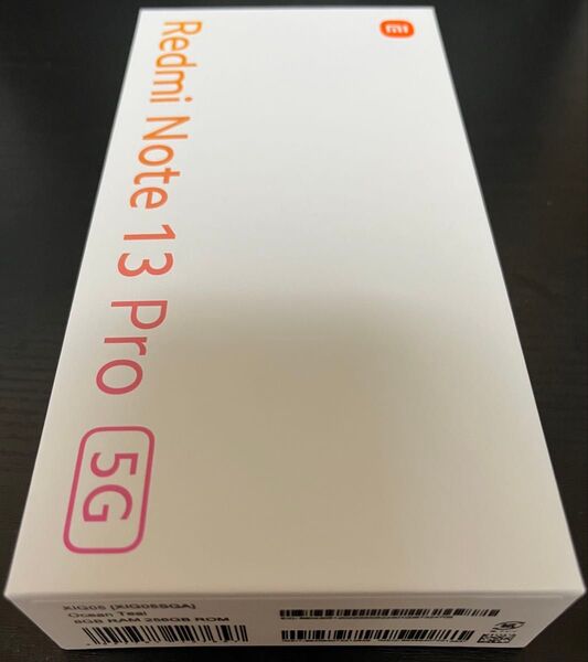 Redmi Note 13 Pro 5G XIG05 6.7インチ メモリー8GB ストレージ256GB オーシャンティール