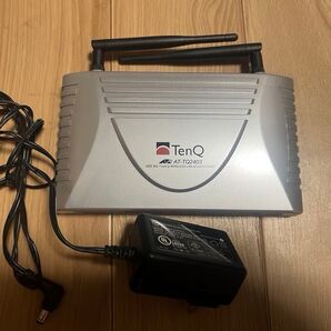 【松屋サービス券&松のやクーポン券&餃子の王将250円割引券付】TenQ 無線LANアクセスポイント AT-TQ2403 シルバー