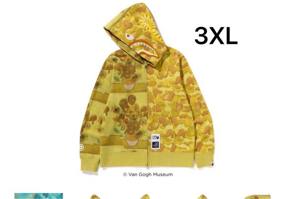 BAPE X VGM SHARK FULL ZIP HOODIE 3XL シャークパーカー