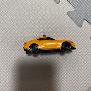 ホットウィール トヨタ スープラ ミニカー イエロー