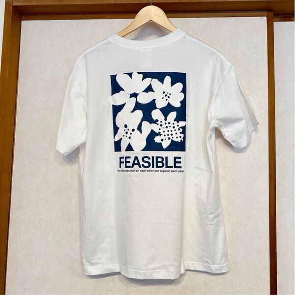 【未使用】【美品】ロゴプリント 半袖Tシャツ ホワイト