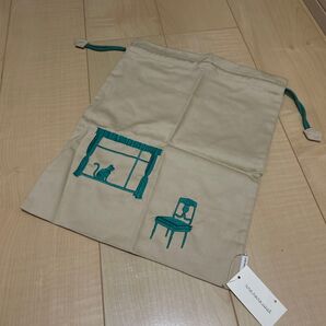 ウンナナクール 刺繍巾着