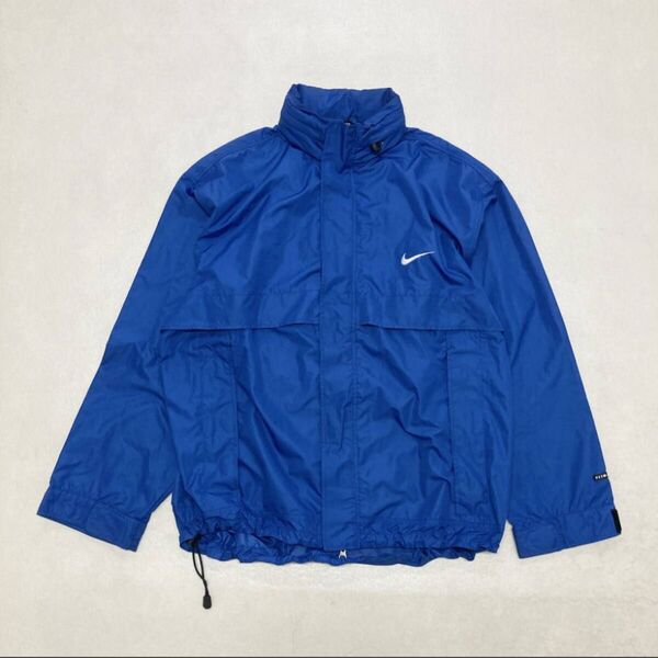 90s NIKE ナイキ ジャケット アウター フルジップ フード収納 スポーツウェア ヴィンテージ 古着 サイズXL