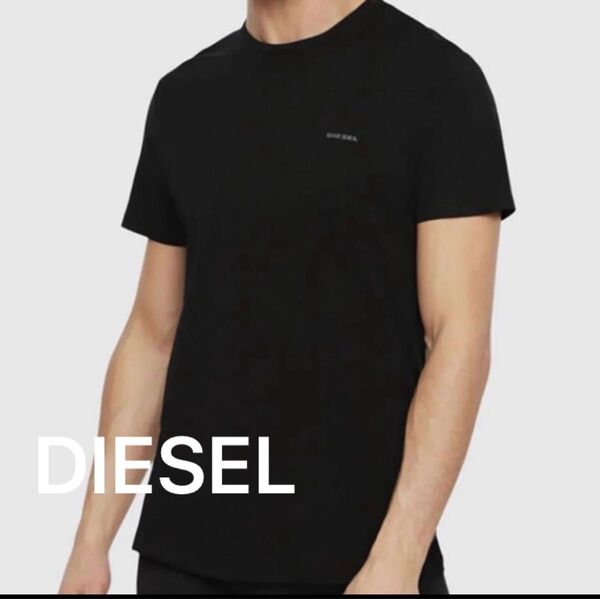 【即購入OK】DIESELディーゼル/ワンポイントロゴ Tシャツ L 新品